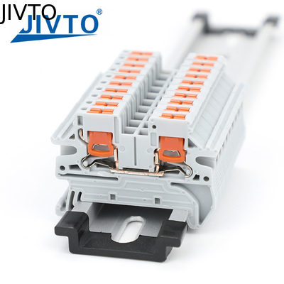 PTV 2.5 DIN Blok terminalu kolejowego z włączeniem bocznym 2.5mm2 26-12AWG